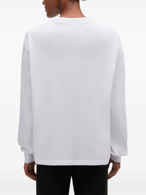 GANNI long-sleeve T-shirt - White