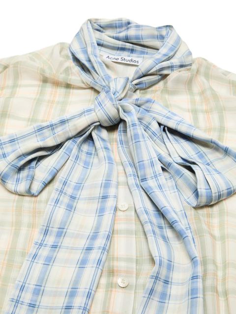 Acne Studios check-pattern shirt - Neutrals