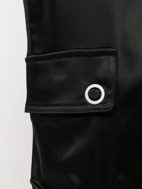 Simkhai high-rise cargo-pocket trousers - Black