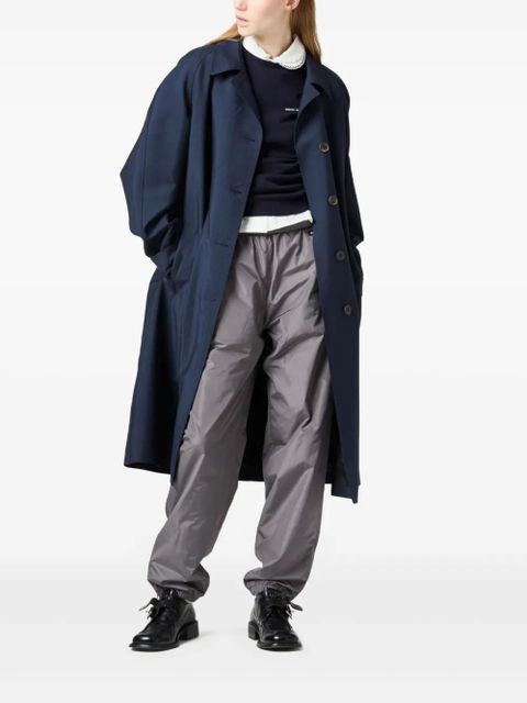 Miu Miu logo-patch track pants - Grey - zdjęcie produktu nr 2