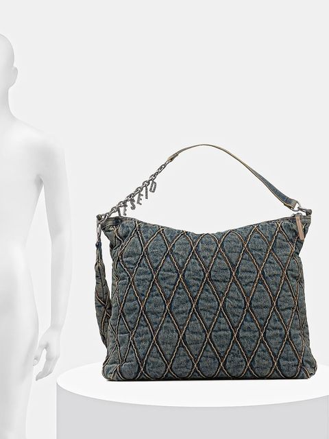 Diesel torebka jeansowa CHARM-D CHARM-D kolor niebieski X10363.P5570