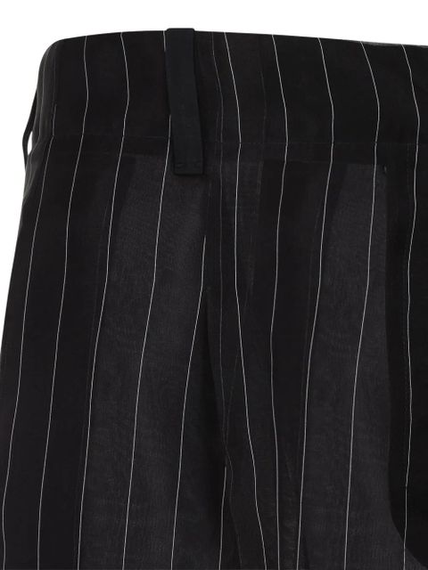 KHAITE trasnlucent trousers - Black