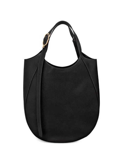 Longchamp XL Le Foulonné buckle-detail tote bag - Black - zdjęcie produktu nr 1