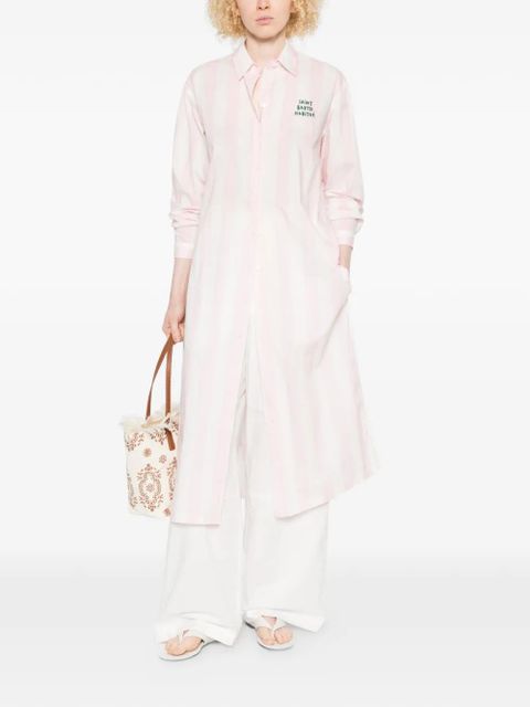 MC2 Saint Barth Adeline striped shirt midi dress - Pink - zdjęcie produktu nr 2