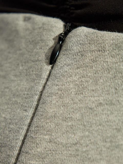 The Attico asymmetric cotton midi skirt - Grey