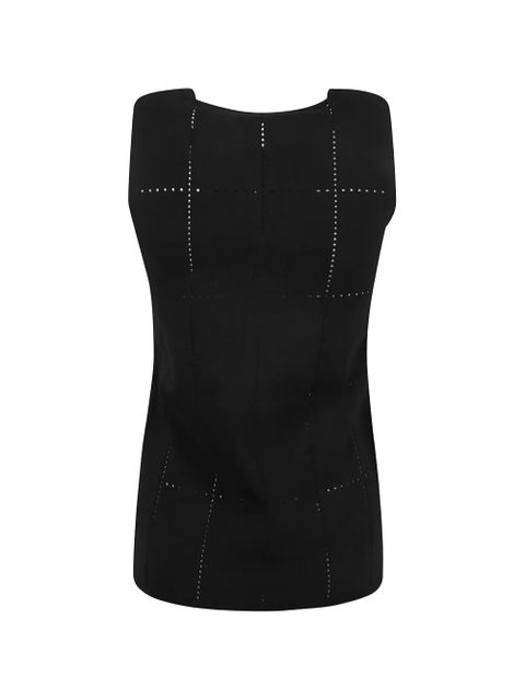 Max Mara square-neck tank top - Black - zdjęcie produktu nr 2