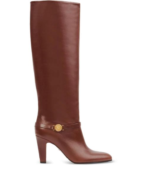 Chloé 85mm Eve medallion-detail boots - Brown - zdjęcie produktu nr 1