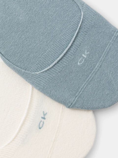 Calvin Klein skarpetki 2-pack damskie kolor zielony 701218767