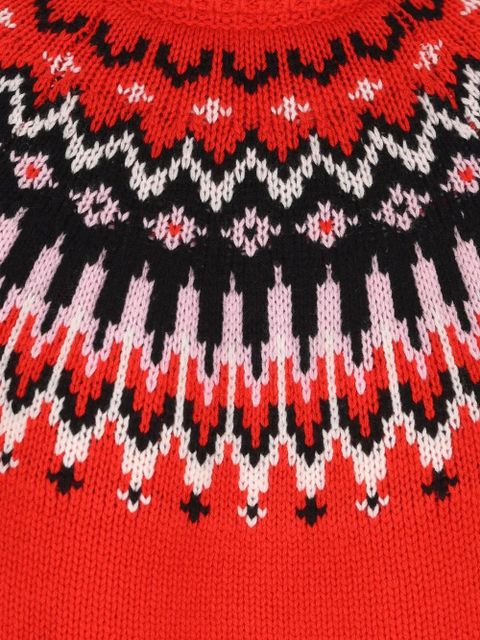 BOGNER patterned roll-neck sweater - Orange - zdjęcie produktu nr 2