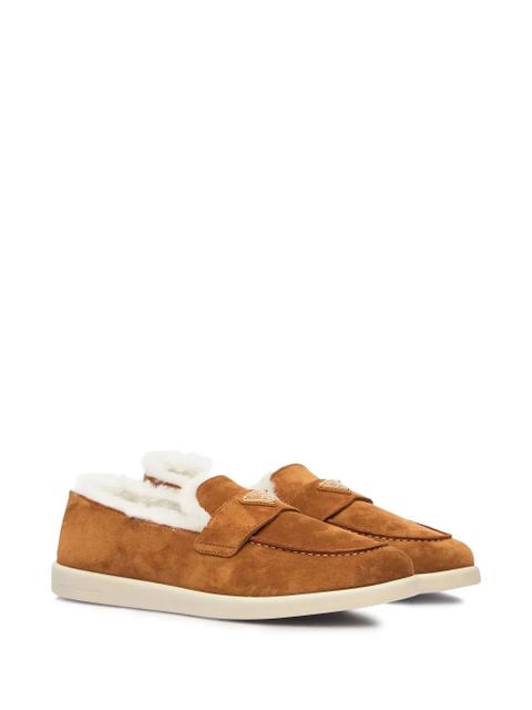 Prada suede loafers - Brown