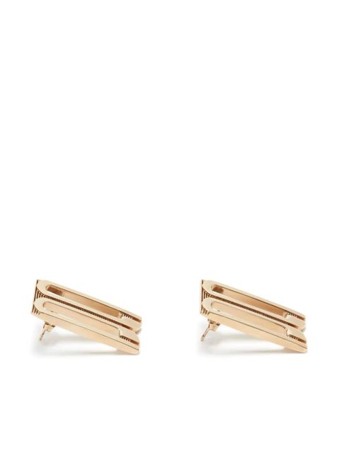 Victoria Beckham Frame stud earrings - Gold