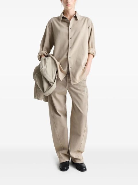 LEMAIRE relaxed shirt - Neutrals - zdjęcie produktu nr 2