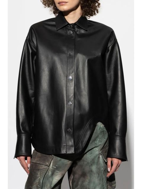 The Attico embroidered shirt - Black