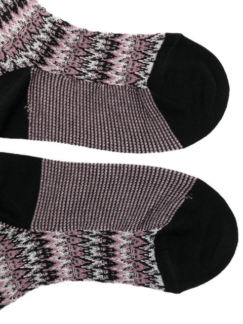 Missoni zigzag-pattern socks - Black