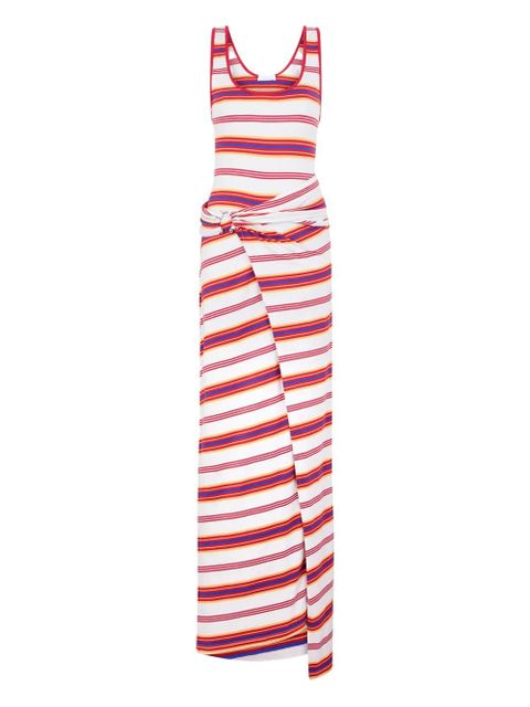 Rabanne striped maxi dress - White - zdjęcie produktu nr 1