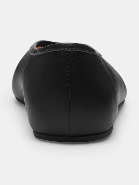 Coach baleriny skórzane Houston Ballet kolor czarny CCH74