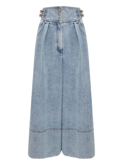 ZIMMERMANN high-waist denim cullote - Blue - zdjęcie produktu nr 1
