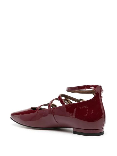 ALOHAS Luke multi-strap ballerina shoes - Red