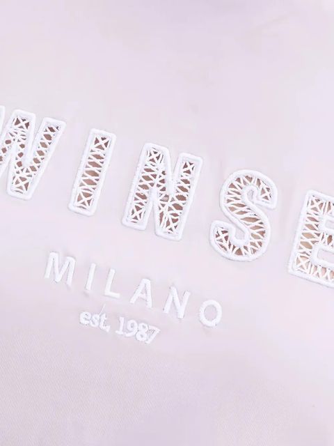 TWINSET logo-embellished T-shirt - Purple