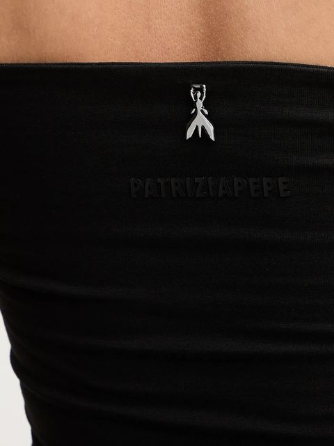 Patrizia Pepe top kolor czarny odkryte plecy CM4468 J013