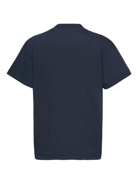 Jil Sander logo-patch T-shirt - Blue - zdjęcie produktu nr 2