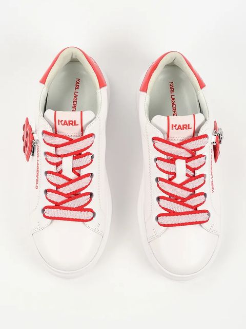 Karl Lagerfeld sneakersy skórzane Kapri