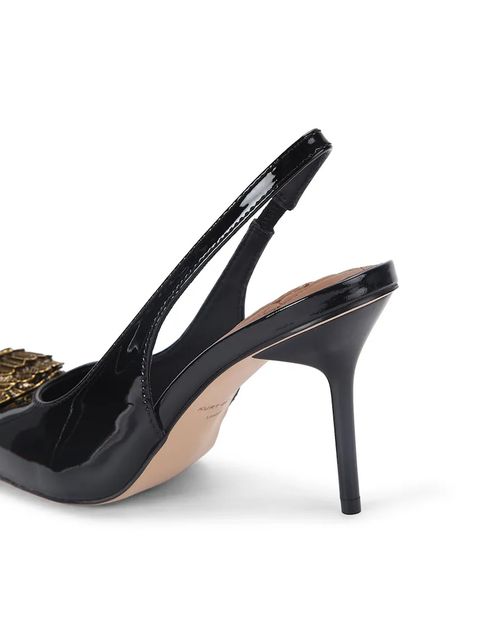 Kurt Geiger London szpilki skórzane Large Eagle Sling - zdjęcie produktu nr 2