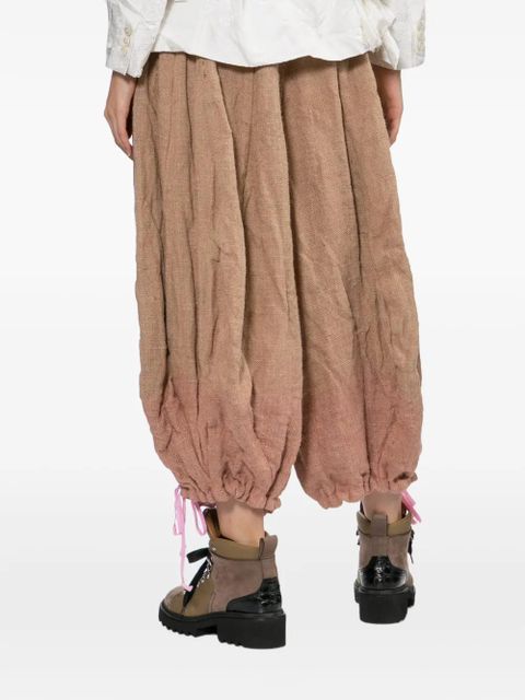 Comme Des Garçons dip-dye trousers - Neutrals