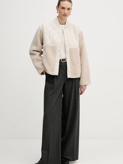 Barbour kurtka Wetherby kolor beżowy przejściowa LFL0084