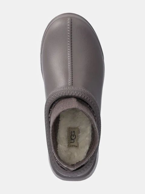 UGG kalosze Tasman X damskie kolor brązowy na płaskim obcasie ocieplone 1125730-TCLD