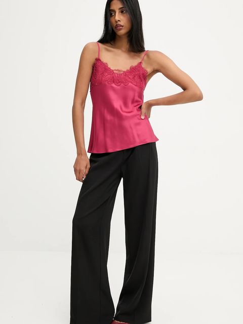 Answear.LAB bluzka damska kolor czerwony gładka