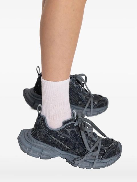 Balenciaga 3XL distressed lace-up sneakers - Blue - zdjęcie produktu nr 2