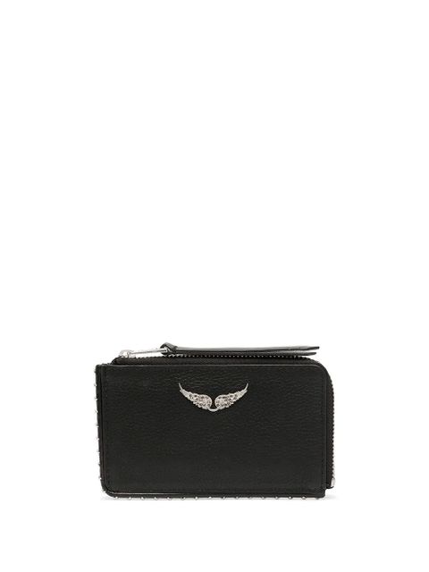 Zadig&Voltaire logo-plaque leather wallet - Black - zdjęcie produktu nr 1