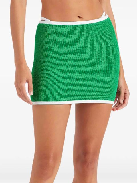 Hunza G Devyn crinkle skirt - Green - zdjęcie produktu nr 2