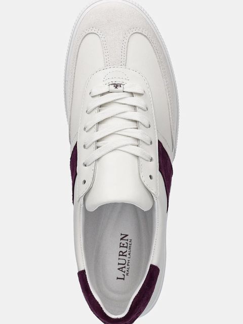 Lauren Ralph Lauren sneakersy skórzane Braylee damskie kolor biały 802P04419001