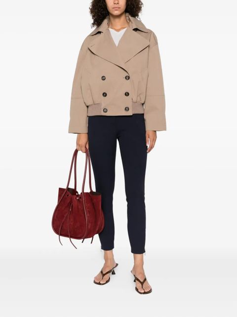 ETRO zip-detailing skinny trousers - Blue - zdjęcie produktu nr 2