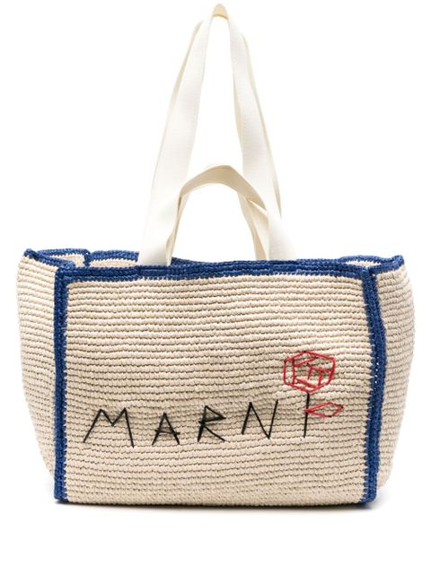 Marni Sillo tote bag - Neutrals