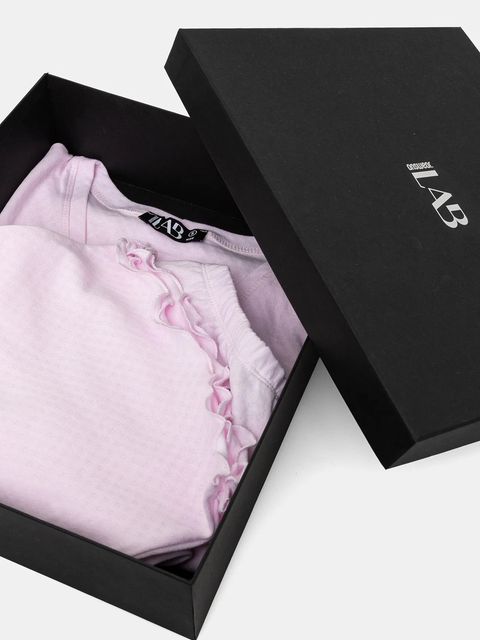 Answear Lab piżama bawełniana kolor różowy bawełniana - zdjęcie produktu nr 2