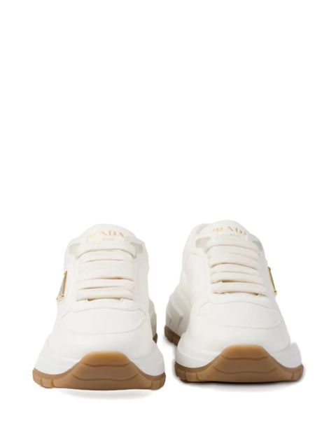 Prada Prax 01 leather sneakers - White
