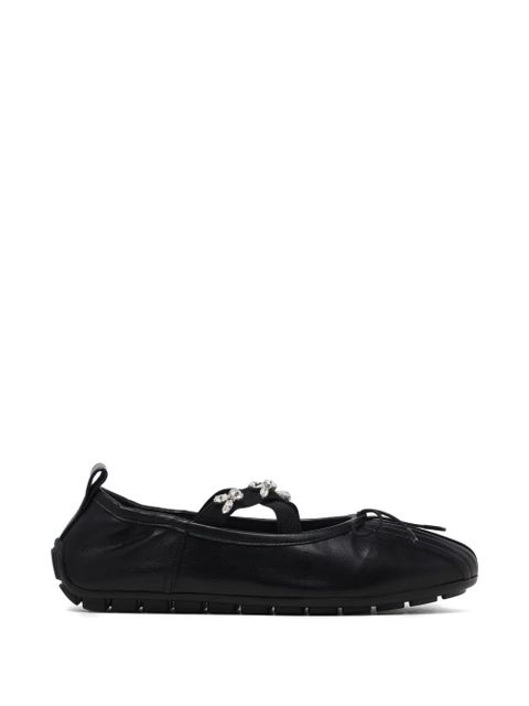 Simone Rocha embellished ballet flats - Black - zdjęcie produktu nr 1