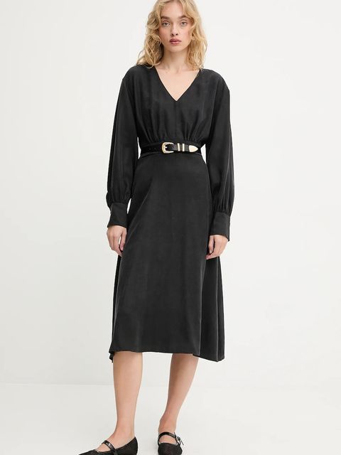 Answear.LAB sukienka kolor czarny mini rozkloszowana - zdjęcie produktu nr 1