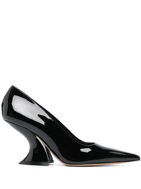 Casadei Elodie 80mm patent-leather pumps - Black - zdjęcie produktu nr 1