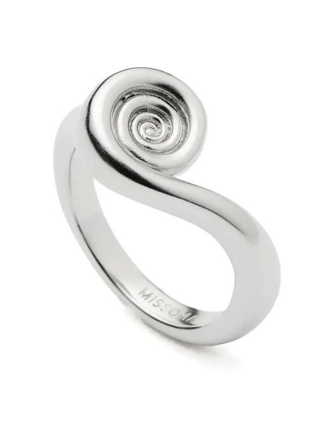 Missoma spiral-motif stacking ring - Silver - zdjęcie produktu nr 2