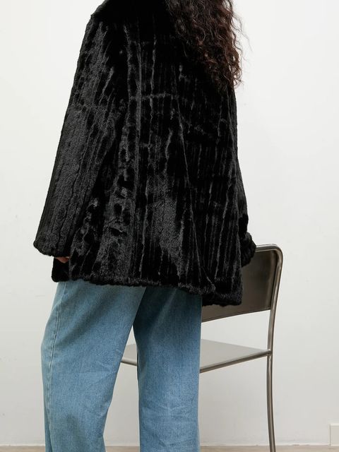 Answear.LAB płaszcz kolor czarny - zdjęcie produktu nr 2