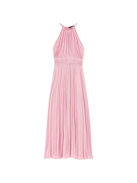 Maje pleated halterneck dress - Pink - zdjęcie produktu nr 1