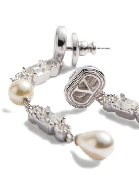 Valentino Garavani Ovalette earrings - Silver