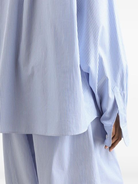Dolce & Gabbana striped poplin shirt - Blue