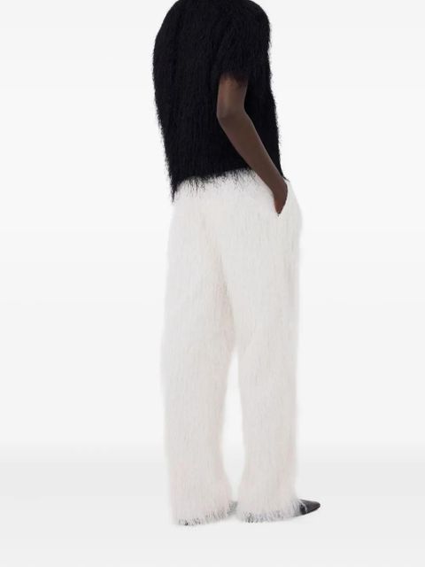 LouLou de Saison Zaro fringed short-sleeve T-shirt - Black