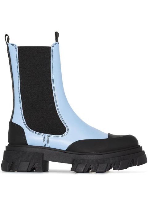 GANNI Chelsea ankle boots - Blue - zdjęcie produktu nr 1