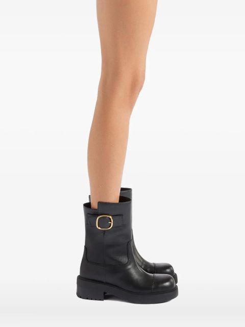 Giuseppe Zanotti LORI buckle-detail boots - Black - zdjęcie produktu nr 2